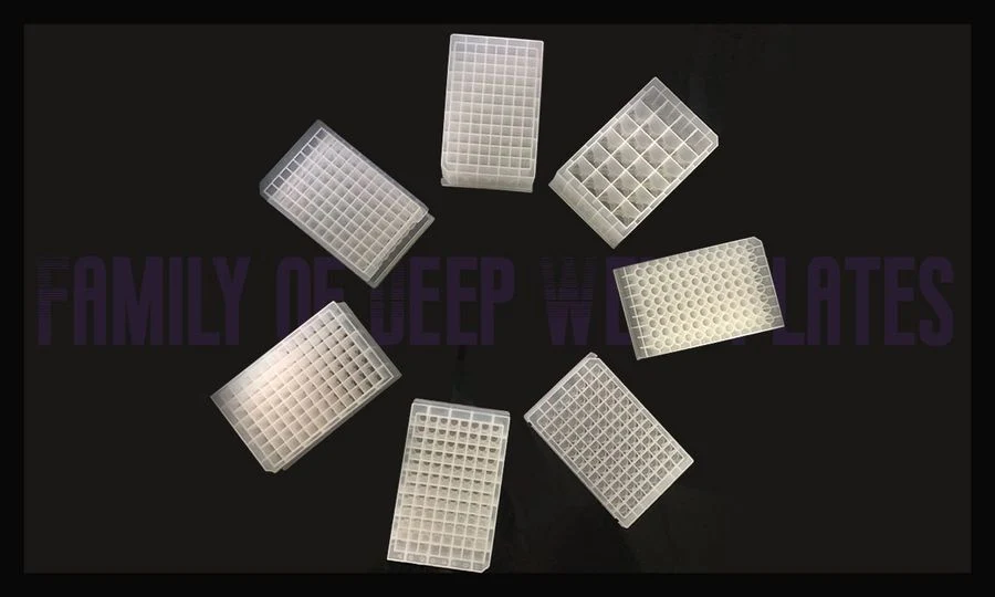 PP Deep Well Plates & Silicone Sealing Mats 96 Squrae Rnase&Dnase Free