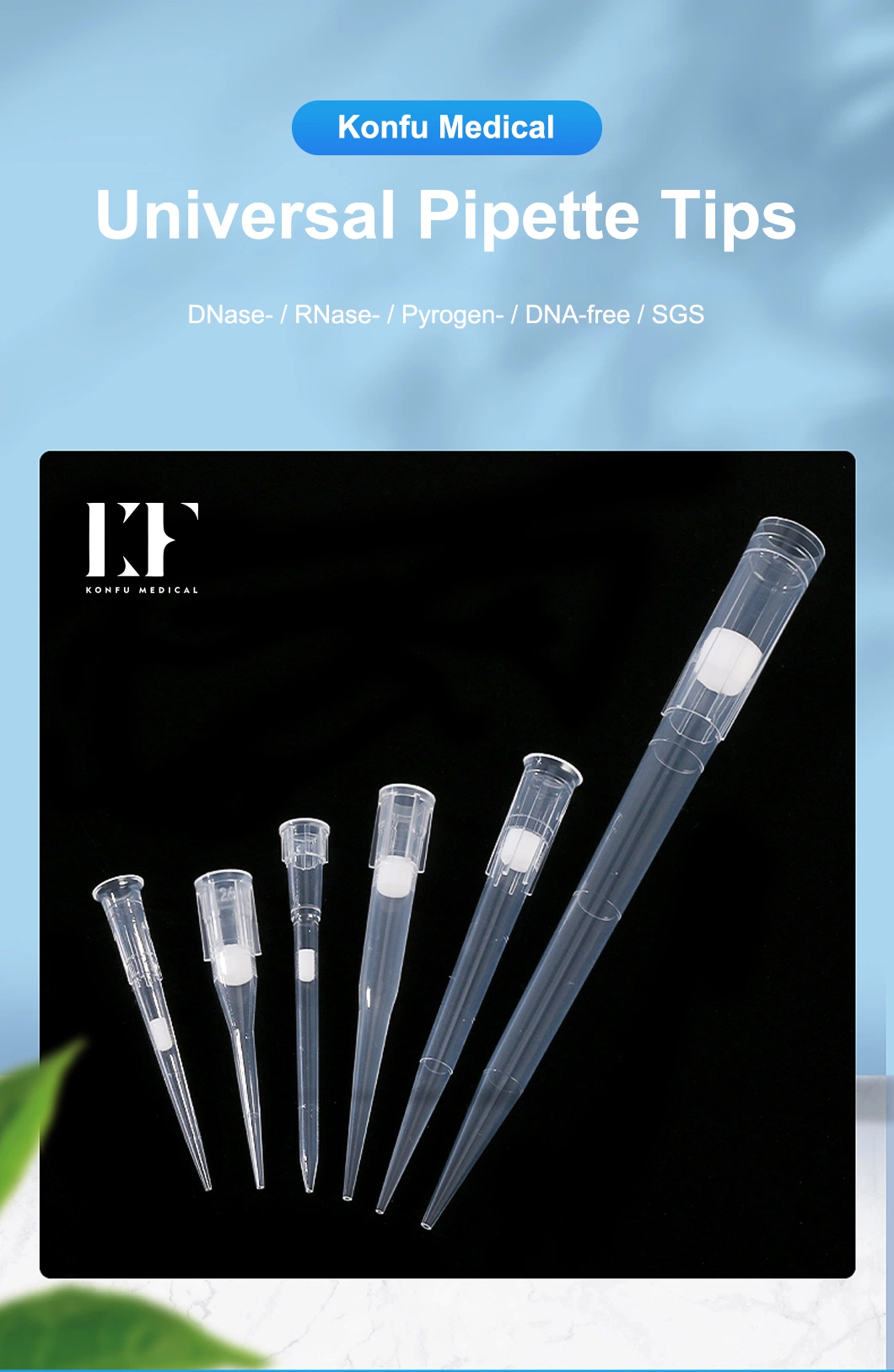 Medical Supply Clear Sterile/Filter/Low Retention Tips 10UL Standard Tip Universal Pipette Tips Filtered Tips for Laboratory Agriculture/Veterinary