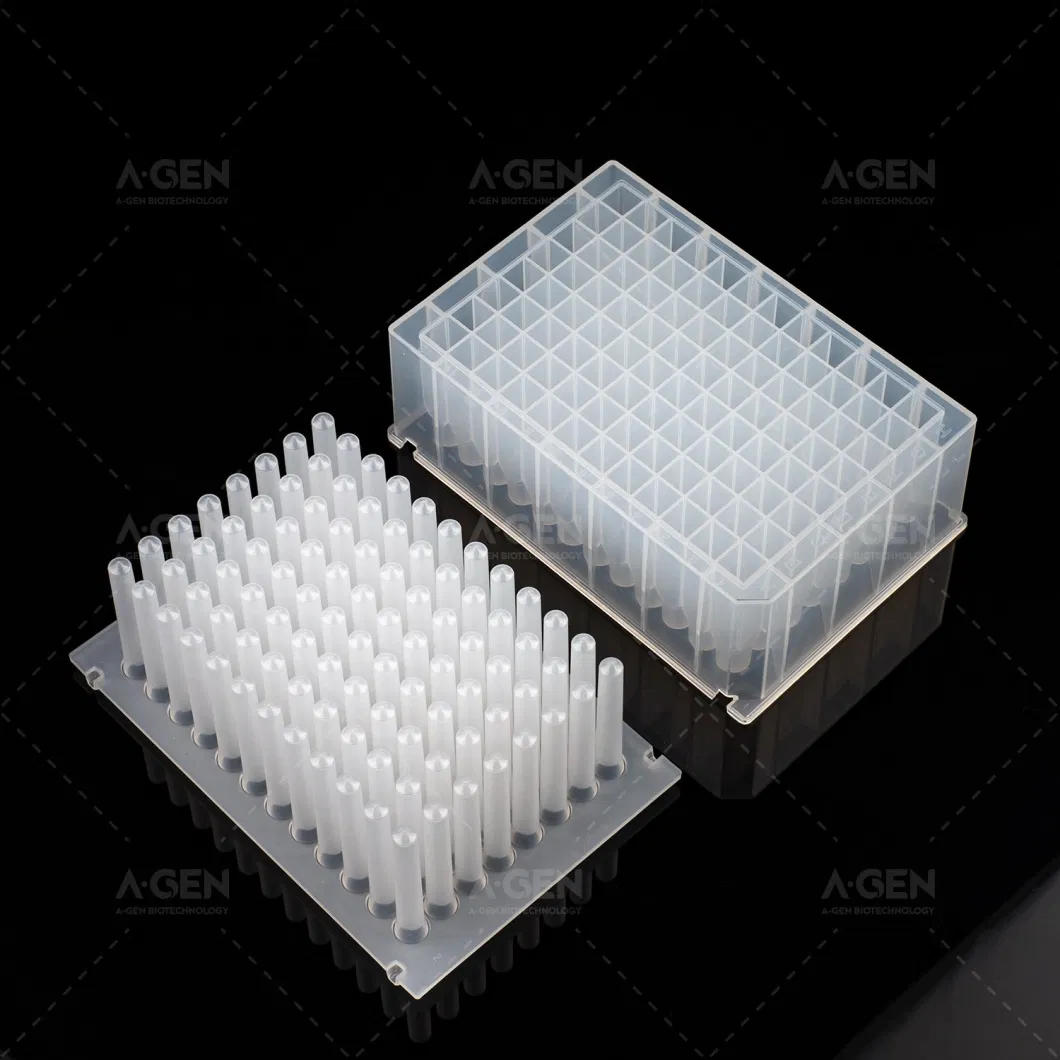 Polypropylene. Kingfisher, Plasticware Lab Consumables 24 Tip Comb/Magnetic Sleeve for Nucleic Acid Extraction