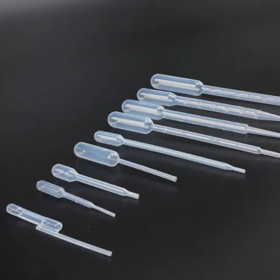 Pipettes sérologiques en plastique pour un transfert précis (1 ml/1,5 ml/3,5 ml/5 ml)