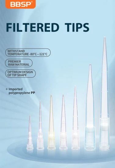 Micro-pipettes jetables en laboratoire, aspiration universelle stérile, jaune, bleu, transparent, 10UL, 200UL, 1000UL, embouts filtrants