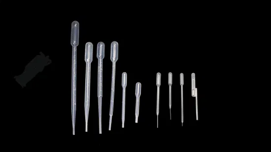 Pipette Pasteur jetable stérile, compte-gouttes en plastique, Micro Pipettes de transfert de 3ml, 1ml, 2ml, 3ml, 5ml, 10ml